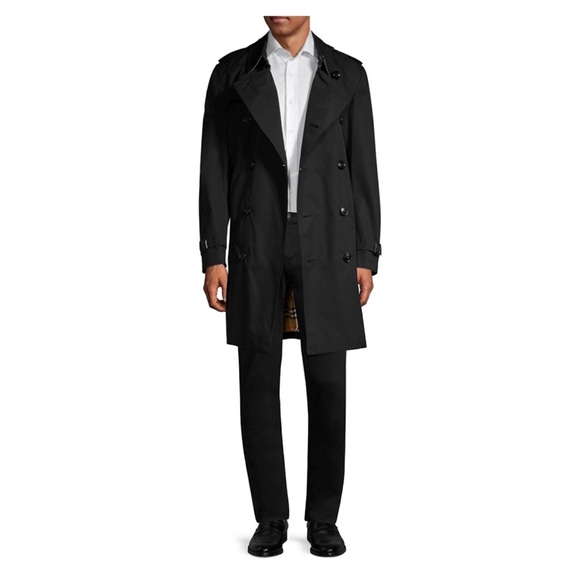NEW Mens Burberry Kensington Trench Coat - Picture 5 of 6